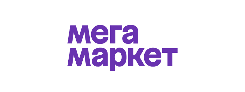 Логотип маркетплейса MegaMarket, МегаМаркет